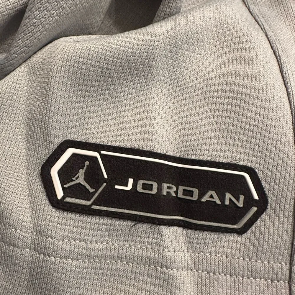 Jordan Jumpman Jersey Black and Gray L